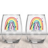 Rainbow Pride Wine Glass