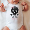 Skully with Bolt Baby Shirt