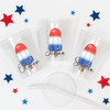 Patriotic Popsicle 16oz Clear Cups