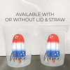 Patriotic Popsicle 16oz Clear Cups