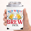 Red White Brews 4th Can Coolers