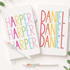 Colorful Name Notebook