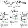 Eucalyptus Wedding Mini Fan