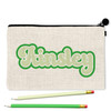 Bubble Script Pencil Case