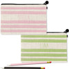 Watercolor Stripe Pencil Cases