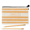 Watercolor Stripe Pencil Cases