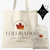 Fall Leaf Destination Tote Bags