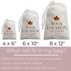 Fall Leaf Destination Tote Bags