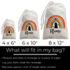 Mod Rainbow Halloween Favor Bag