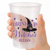 Drink Up Witches 16oz Clear Cups