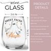 Sheet Faced Ghost Shatterproof Wine Glass