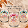 Most Likely to Turkey Shatterproof Wine Glass