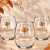 Family Thanksgiving Shatterproof Wine Glass