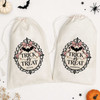 Vintage Frame Halloween Trick or Treat Bags