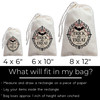 Vintage Frame Halloween Trick or Treat Bags