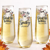 Ghostly Gals Champagne Flute