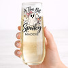 Ghostly Gals Champagne Flute