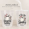 Ghosty Gals 16oz Clear Cups