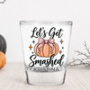 Lets Get Smashed Pink Bow Shot Glasses