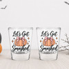 Lets Get Smashed Pink Bow Shot Glasses