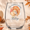 Turkey Talk Shatterproof Wine Glass