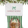 Bow Pet Photo Stockings