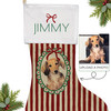 Bow Pet Photo Stockings