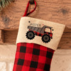 Plaid Trucks Christmas Stocking