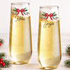 Merry Little Bow Champagne Flute