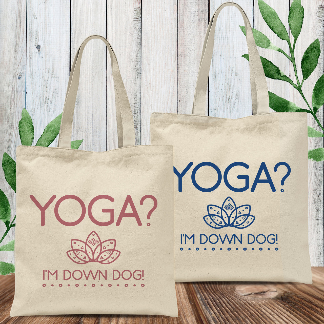 Yoga Mat Bag Printed With Name / Personalised Made From Premium