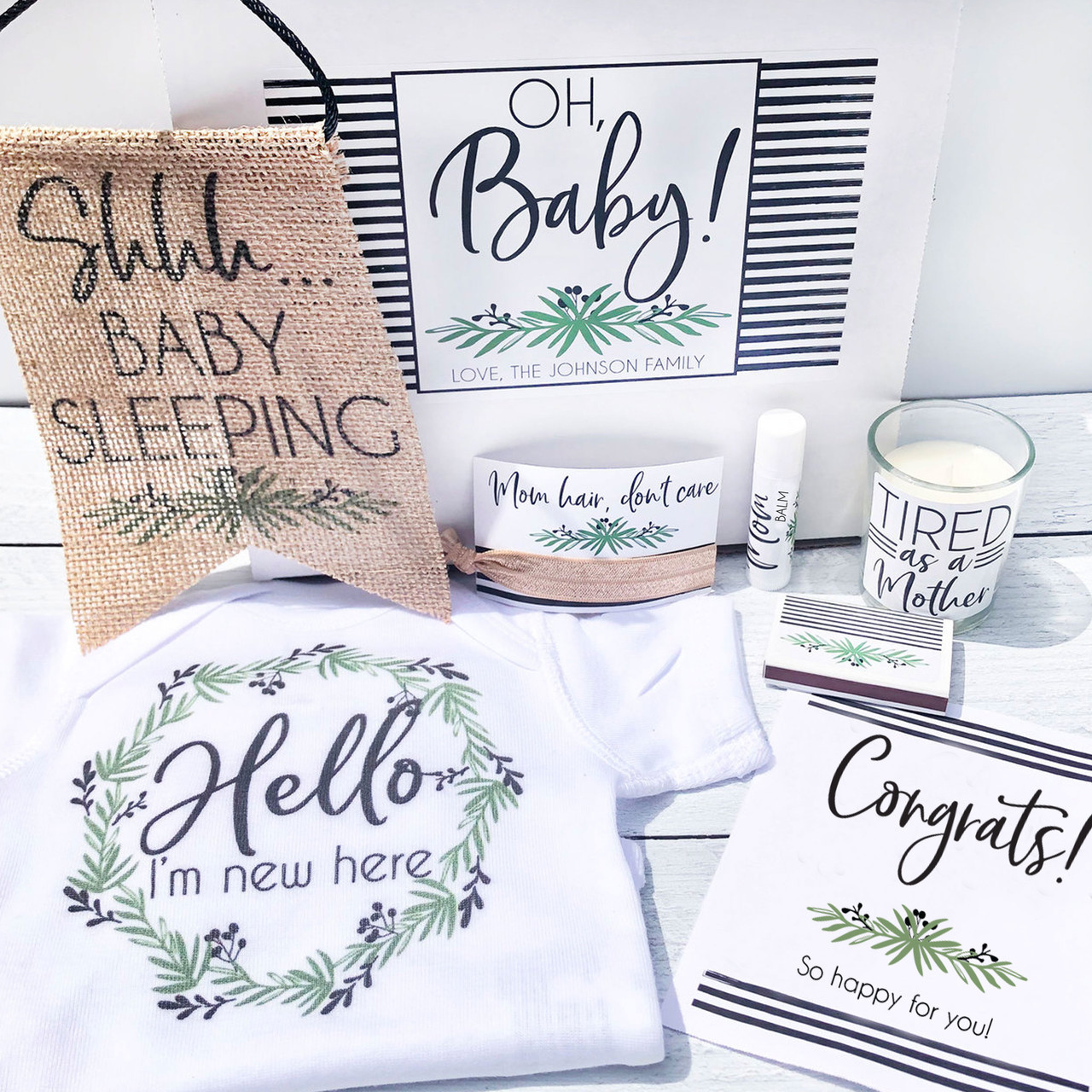 New Mom + Baby Gift Box