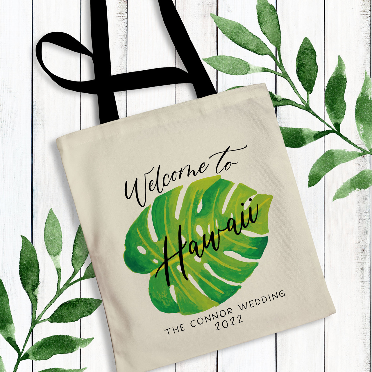 Amazon.com: Wedding Tote Bag, Personalized Names and Wedding Date Bag for  Bride and or Guest Favors Hotel Bags for Destination Wedding or Bridal  Shower Engagement Gift Black on Canvas Tote Bag Hipster