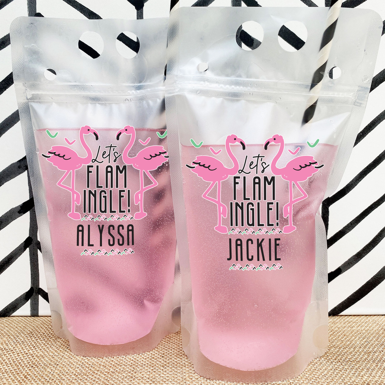 Bachelorette Party Pink Flask - Personalized bachelorette party favors –  Joyful Moose