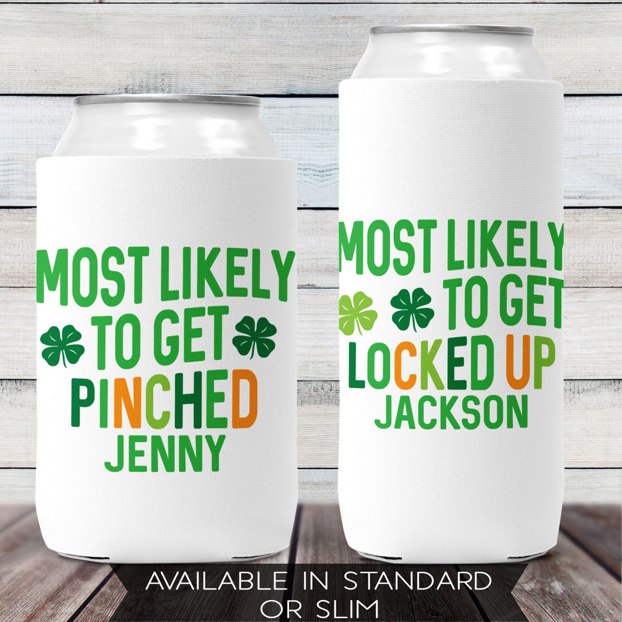 Hard Foam Koozies - Sturdy Stand up Can Coolers