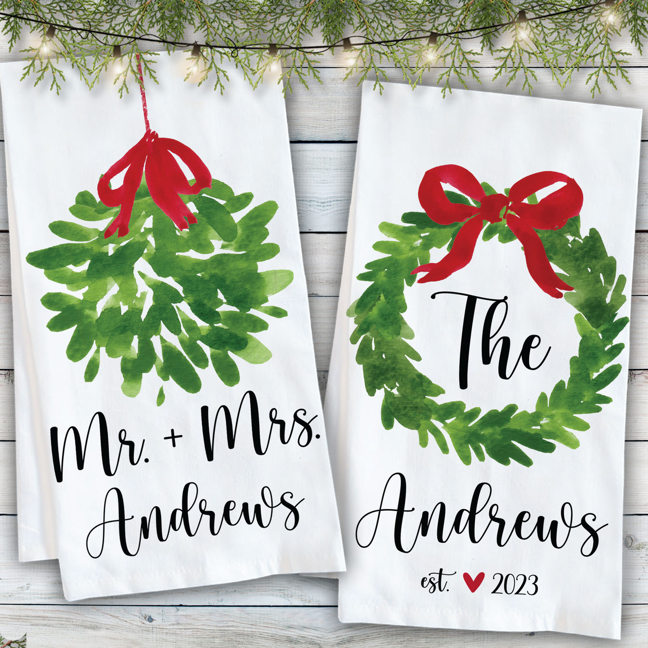 https://cdn11.bigcommerce.com/s-5grzuu6/images/stencil/1280w/products/6701/55742/Mr-Mrs-Mistletoe-Personalized_Christmas_Tea_Towels__33850.1695667467.jpg