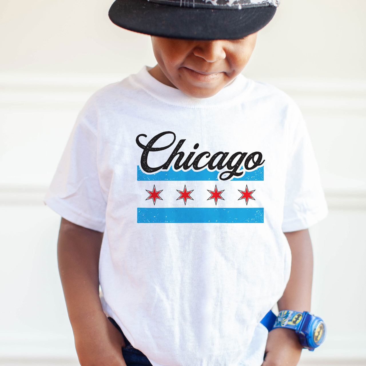 Second City Chicago Flag Shirt for Kids + Baby