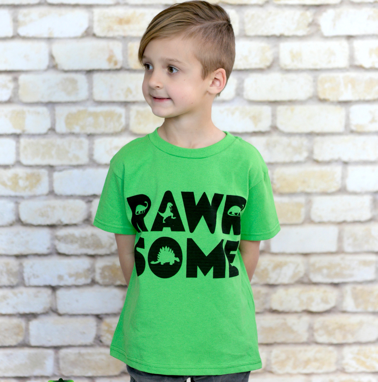 Dinosaur Kid Roarsome Custom Youth T shirt TH035 SAM066 - Unifamy