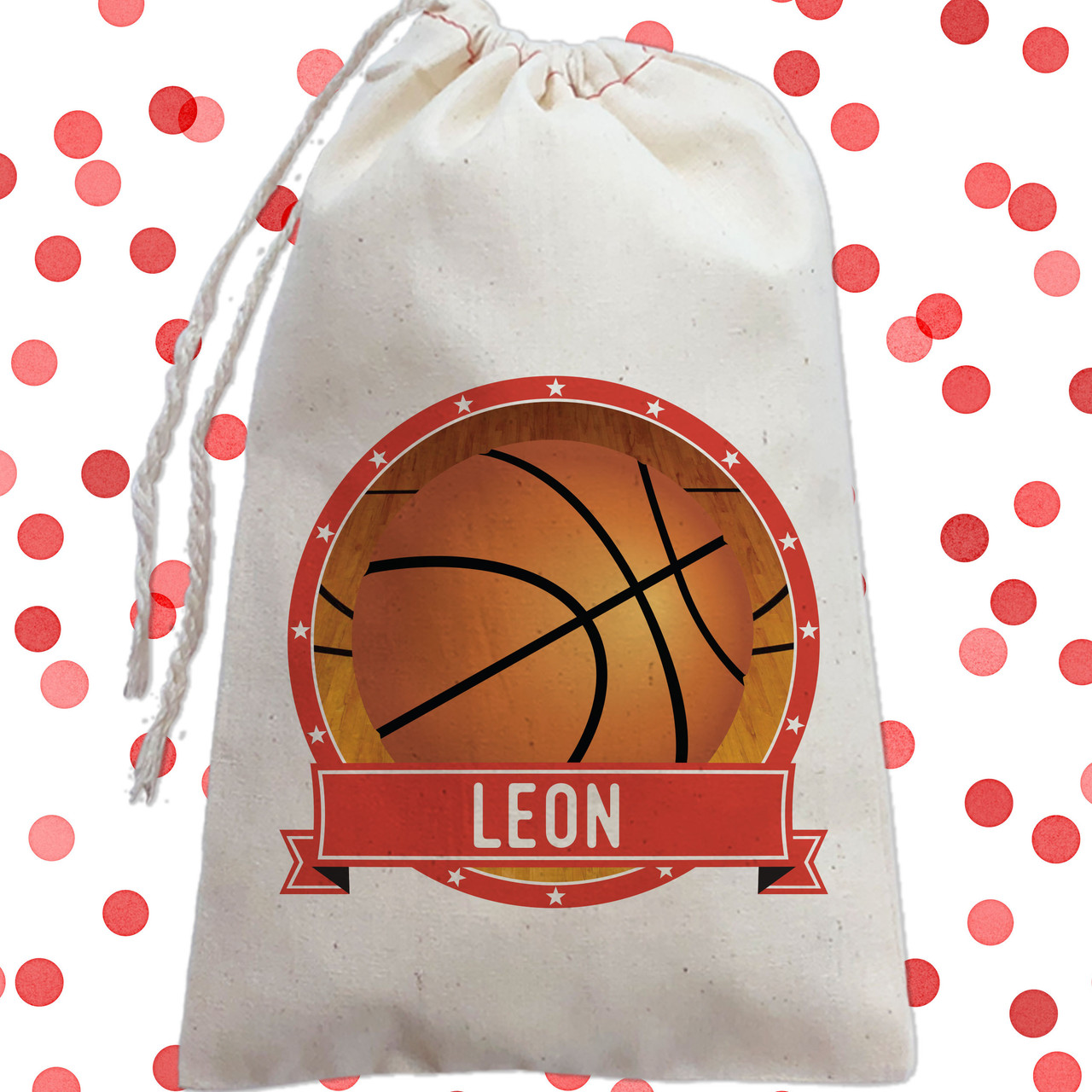 Basketball Custom Party Favor Gift Bag