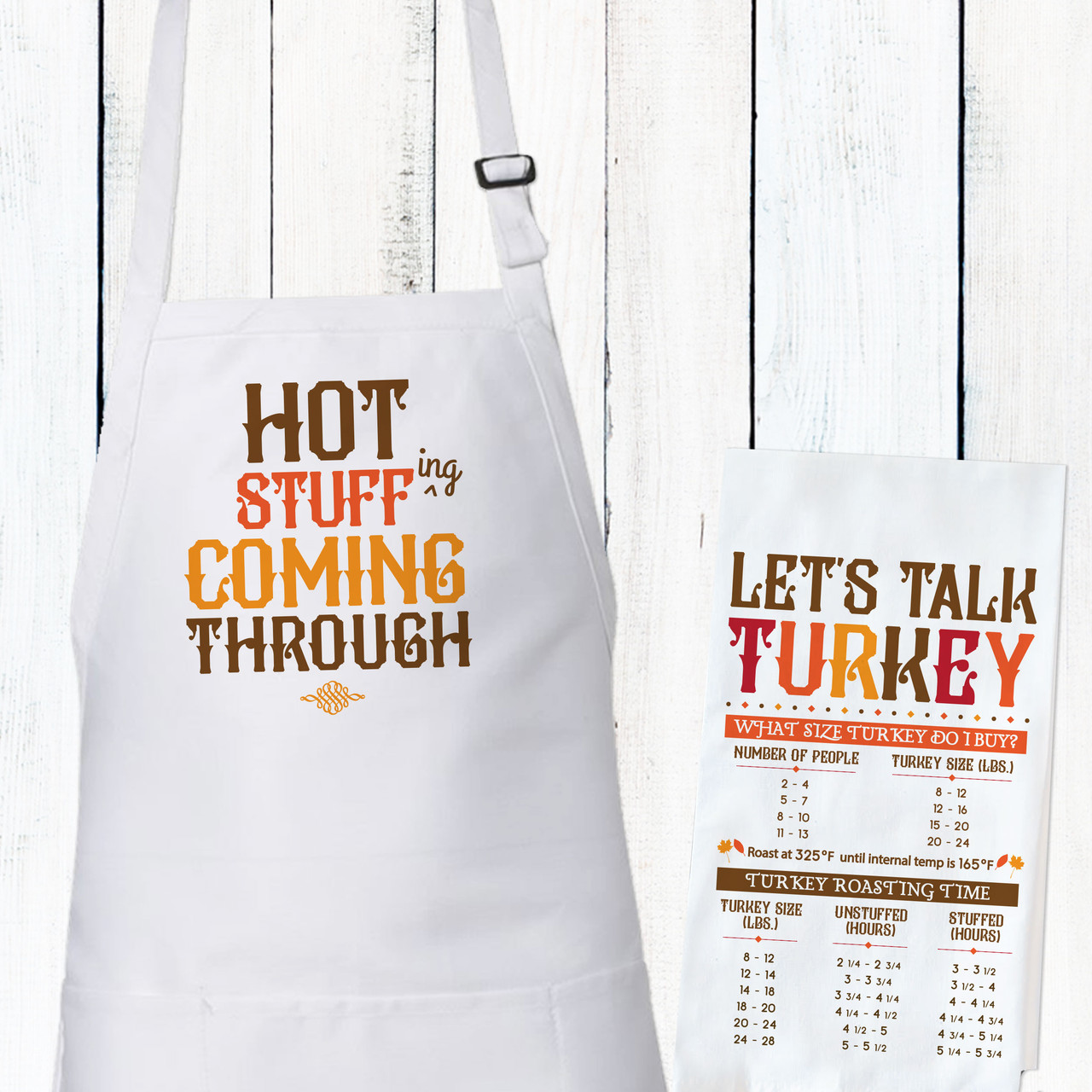 Hot Stuff Thanksgiving Apron