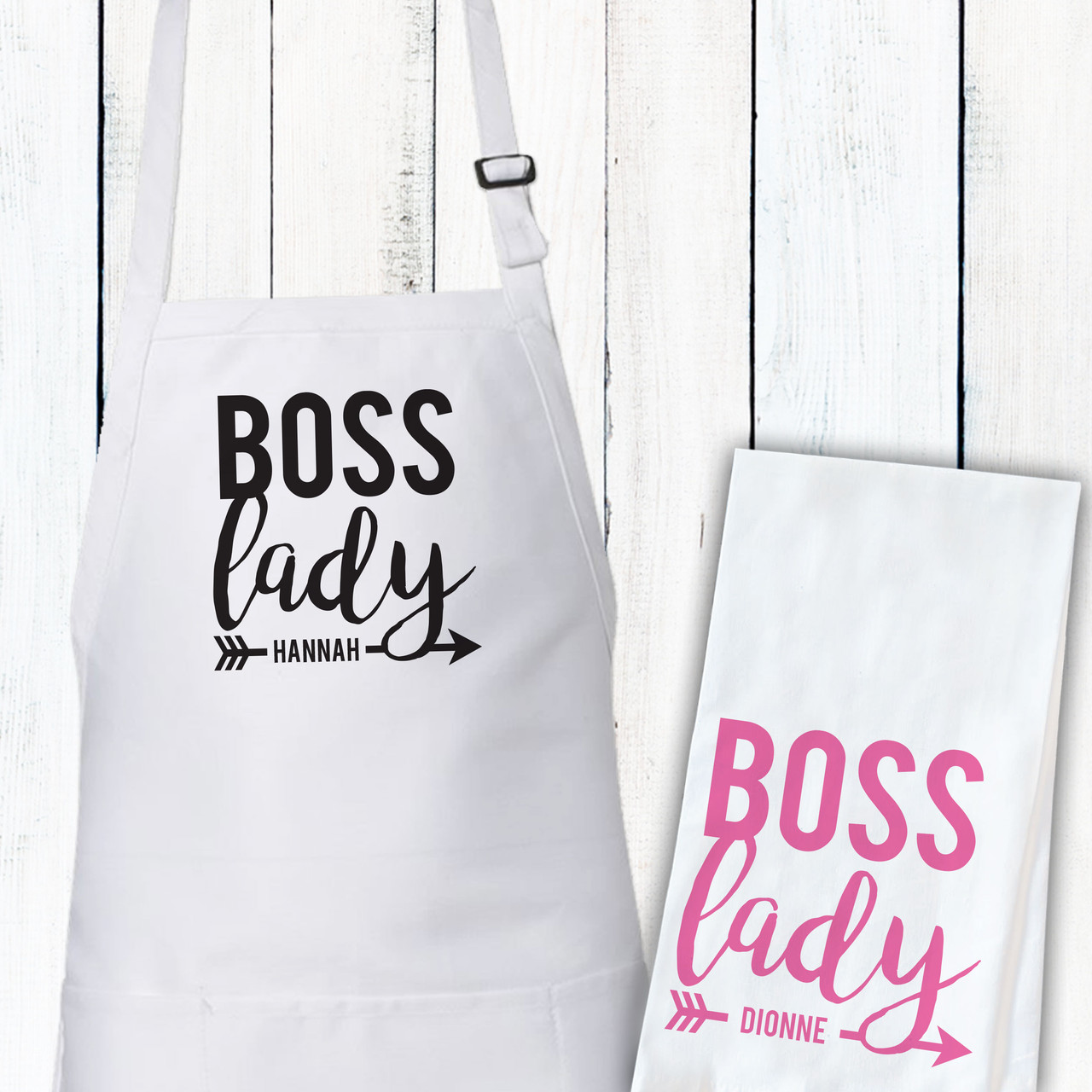 Mom Boss Apron with Pockets