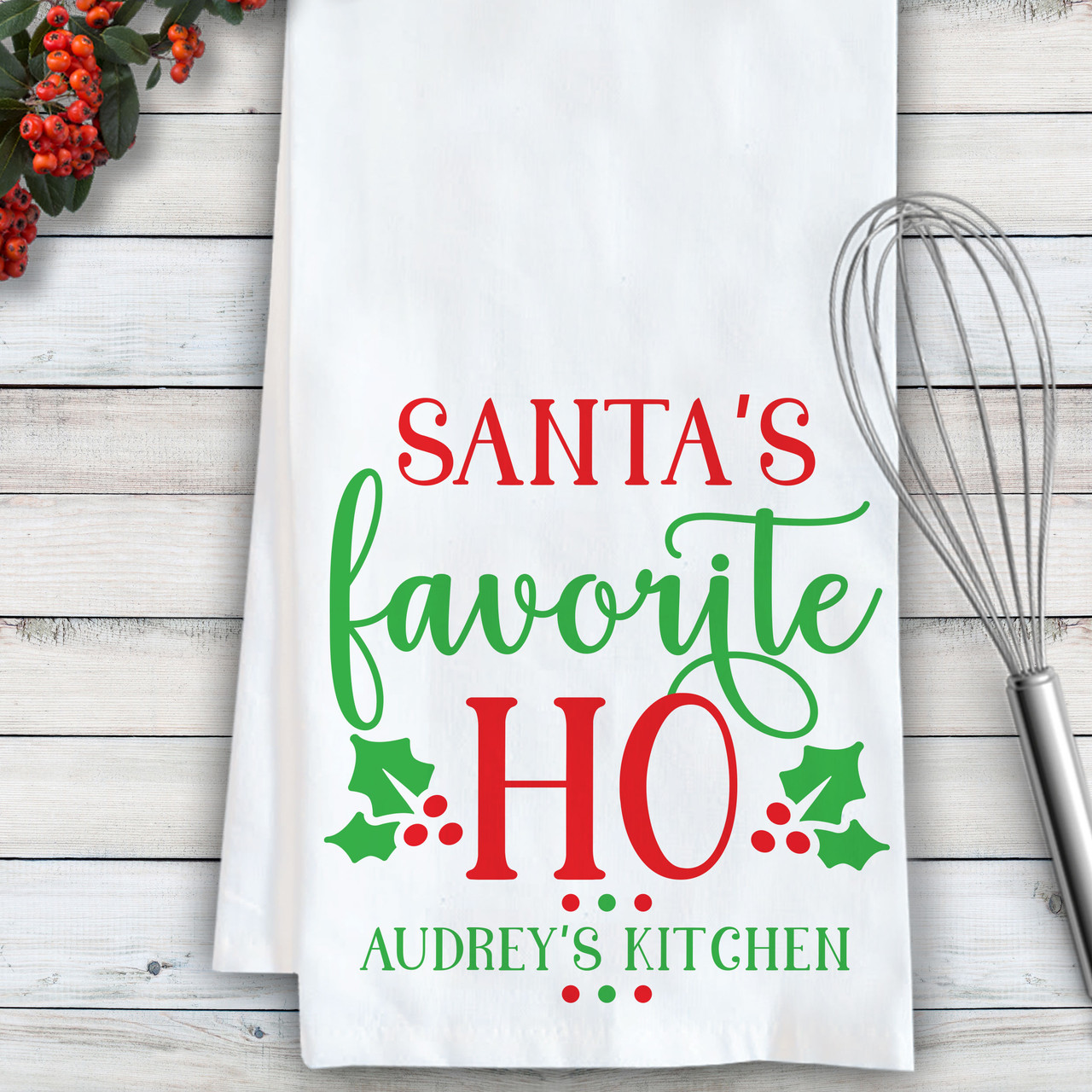 Funny Personalized Kitchen Towel Set for Your Favorite Cook