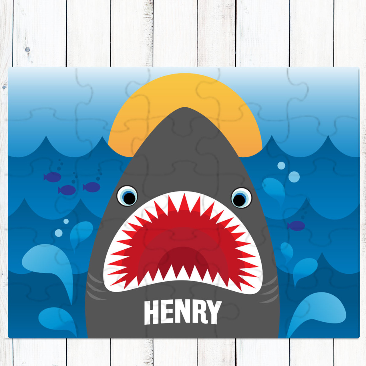 Personalized Shark Bait Puzzle