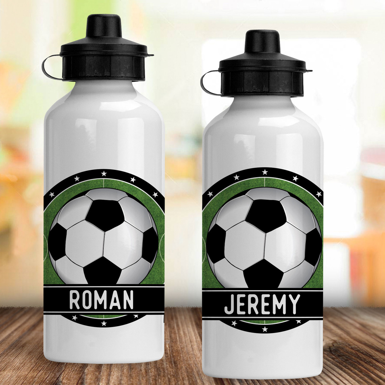 Personalized Midfielder Soccer Water Bottle