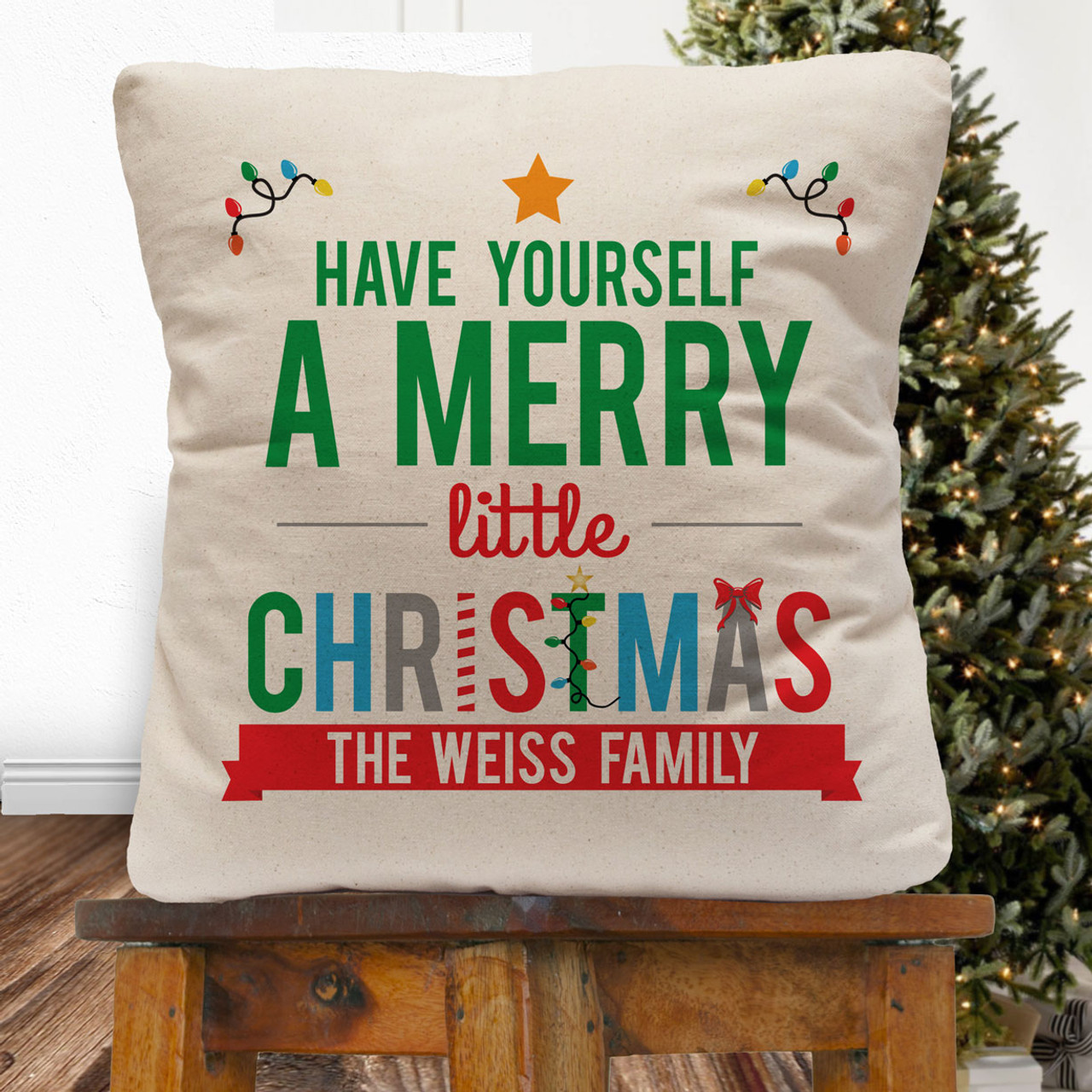 christmas couch pillow covers