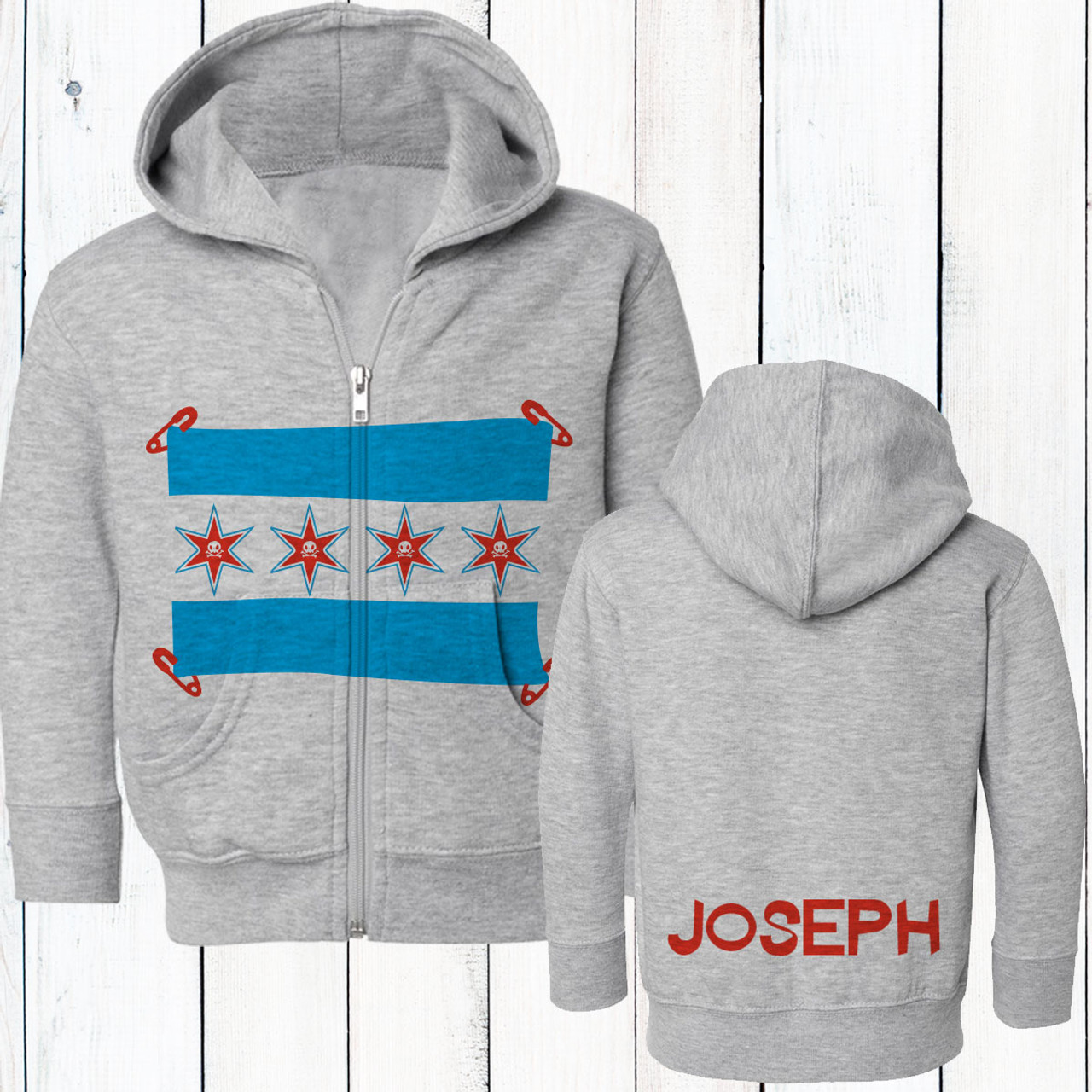 Chicago Punk Personalized Hoodie