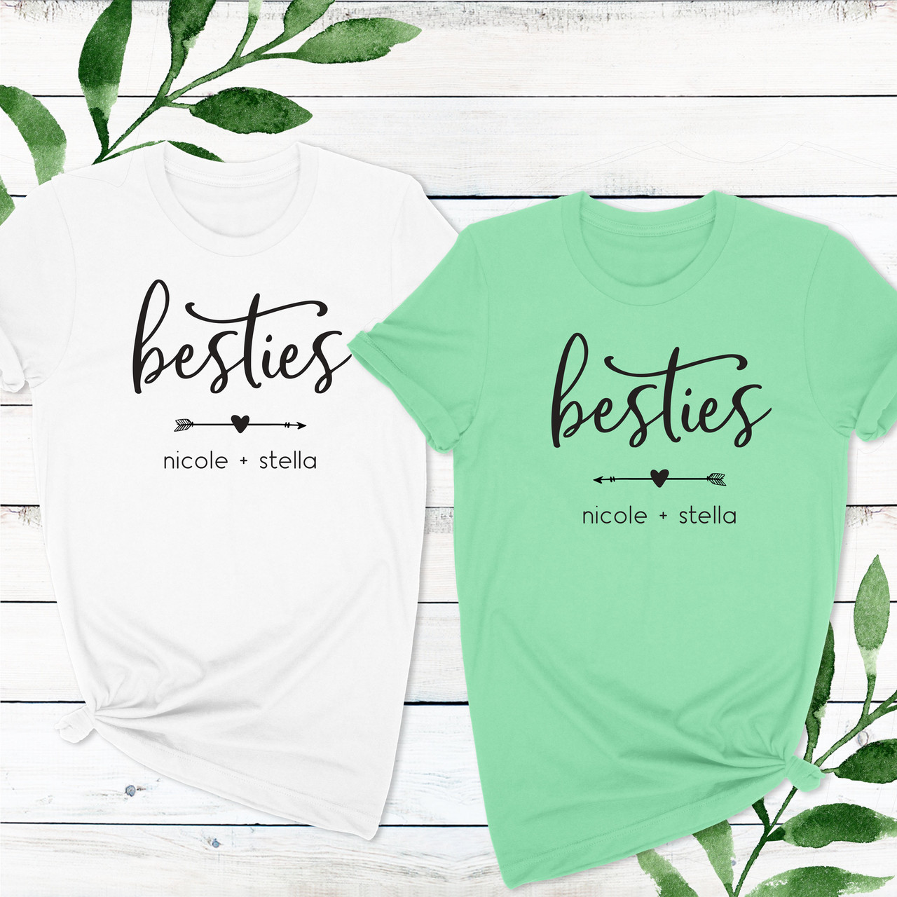 Besties Heart Arrow Shirt, 52% OFF | dr.ig.com.br