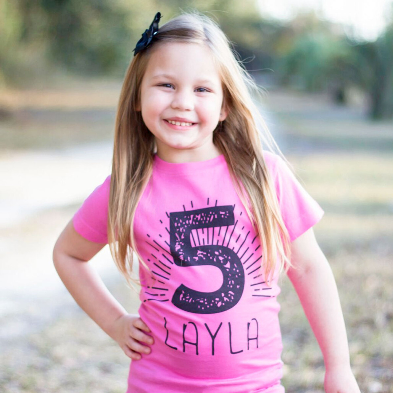 Personalized birthday shop shirts for girls