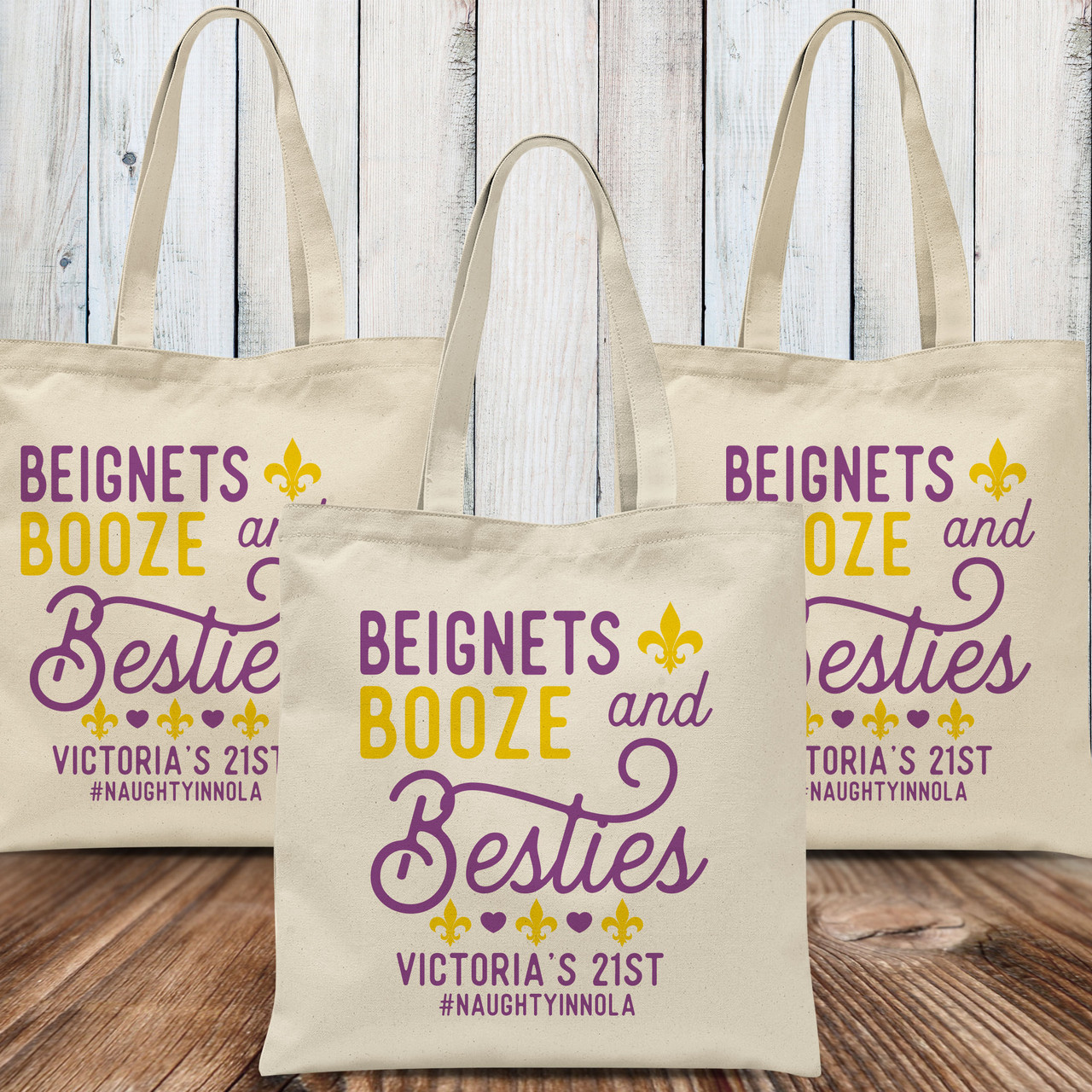 Personalized Birthday Party bag. Great Birthday or Girls Weekend