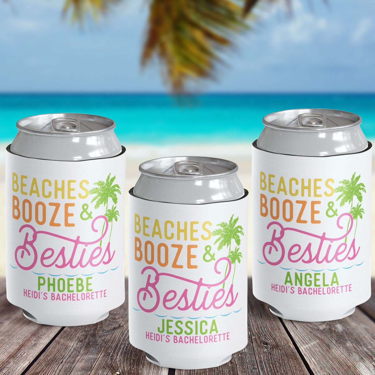 Summer Slim Can Koozies - Spot of Tea Designs