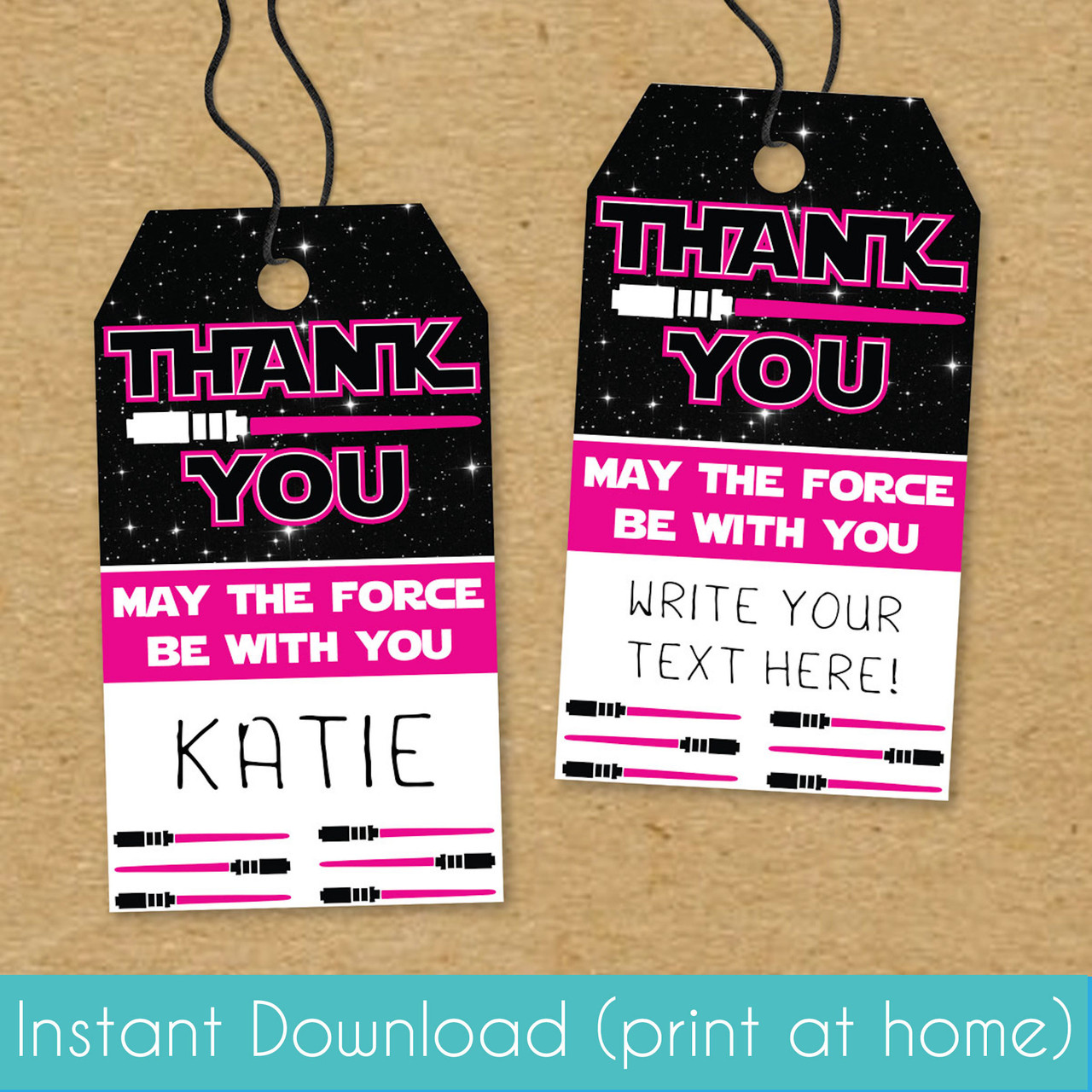 STAR WARS Wine Labels, Funny Polaroid style, INSTANT download, Easy  printable files. Fun crafty ideas!!!